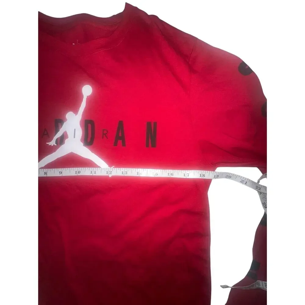 Jordan Boys 15 Years Red Long Sleeve Jumpman Graphic Shirt