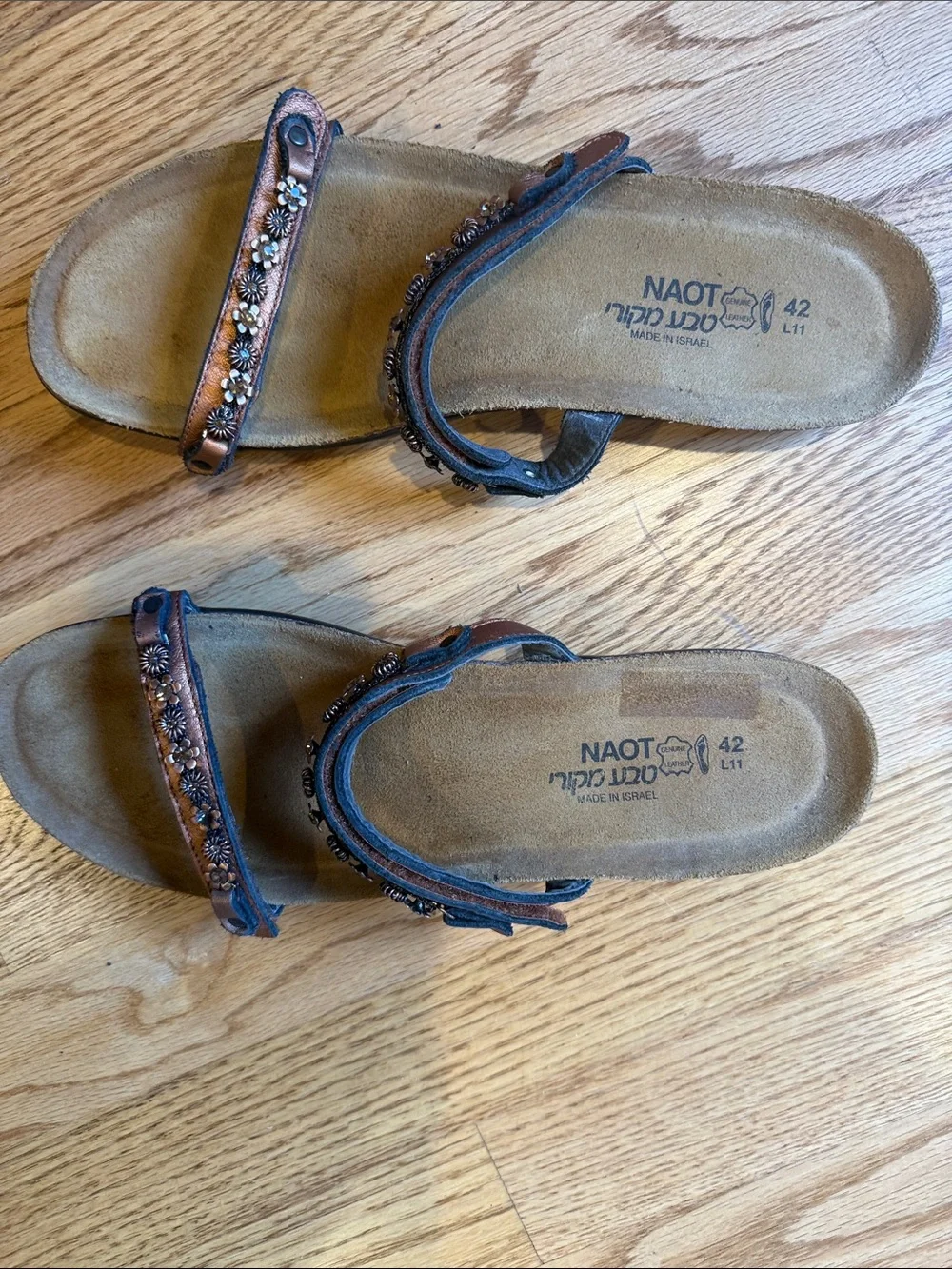 Naot pairs cushioned