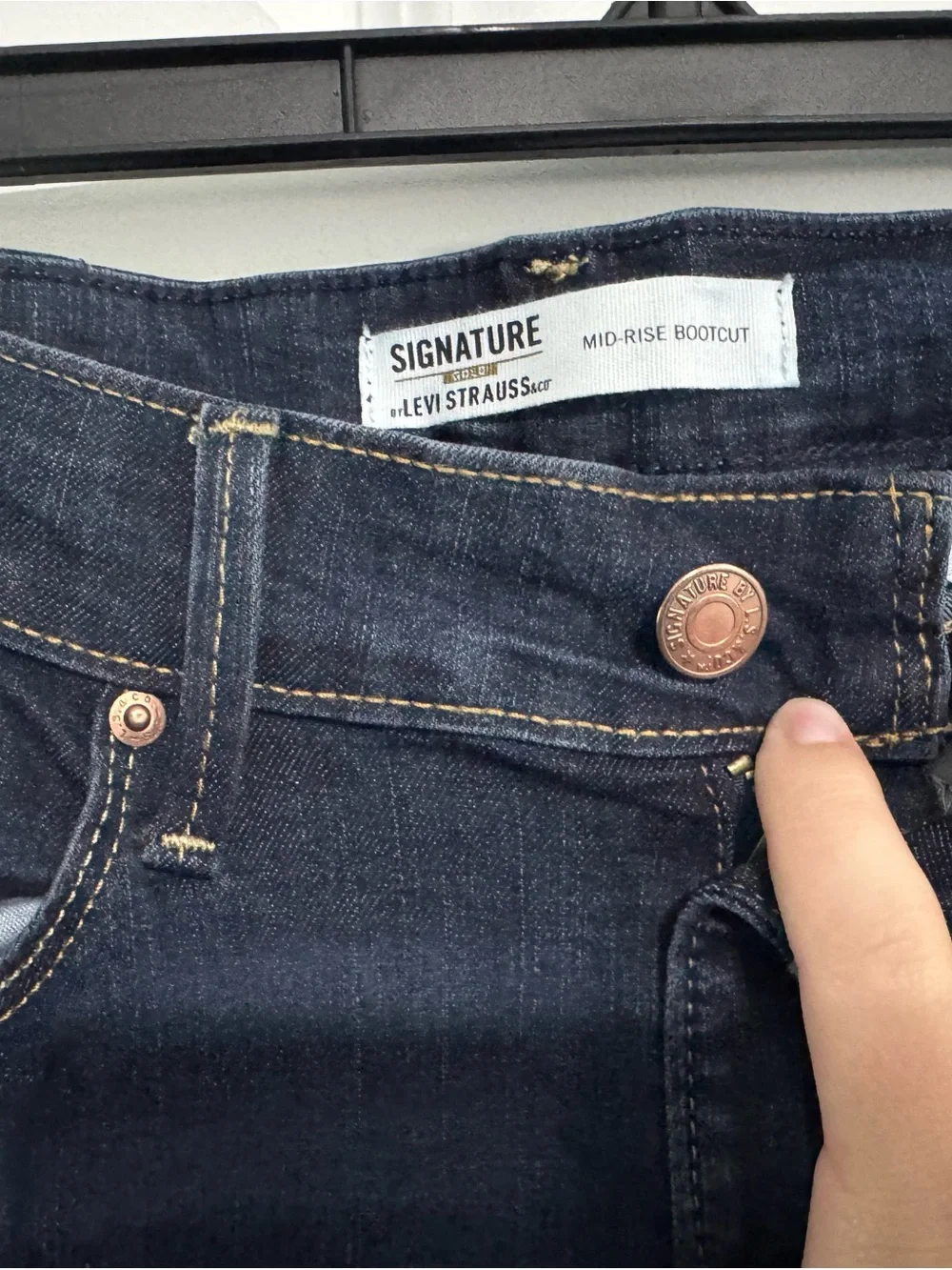 Signature by Levi Strauss Women’s Blue Bootcut Jeans Trio