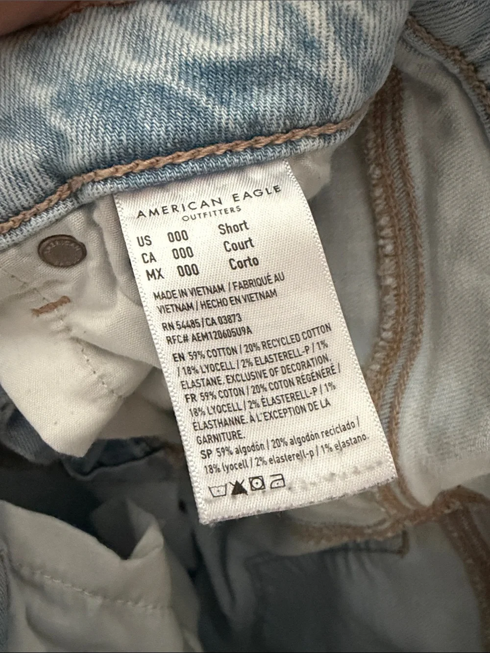 American Eagle Outfitters rise denim