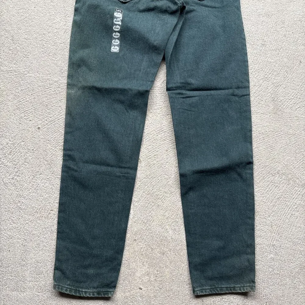 Deadstock Vintage Denim Lee Junior 300 Relaxed Fit Tapered Leg 7 Overdyed Jeans