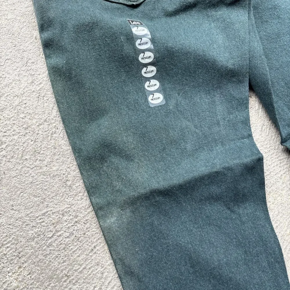 Deadstock Vintage Denim Lee Junior 300 Relaxed Fit Tapered Leg 7 Overdyed Jeans