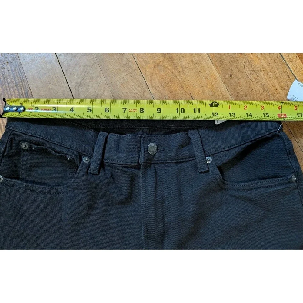 Gap Jeans Women Size 12/31R Black 90s Straight Leg High Rise Stretch Casual