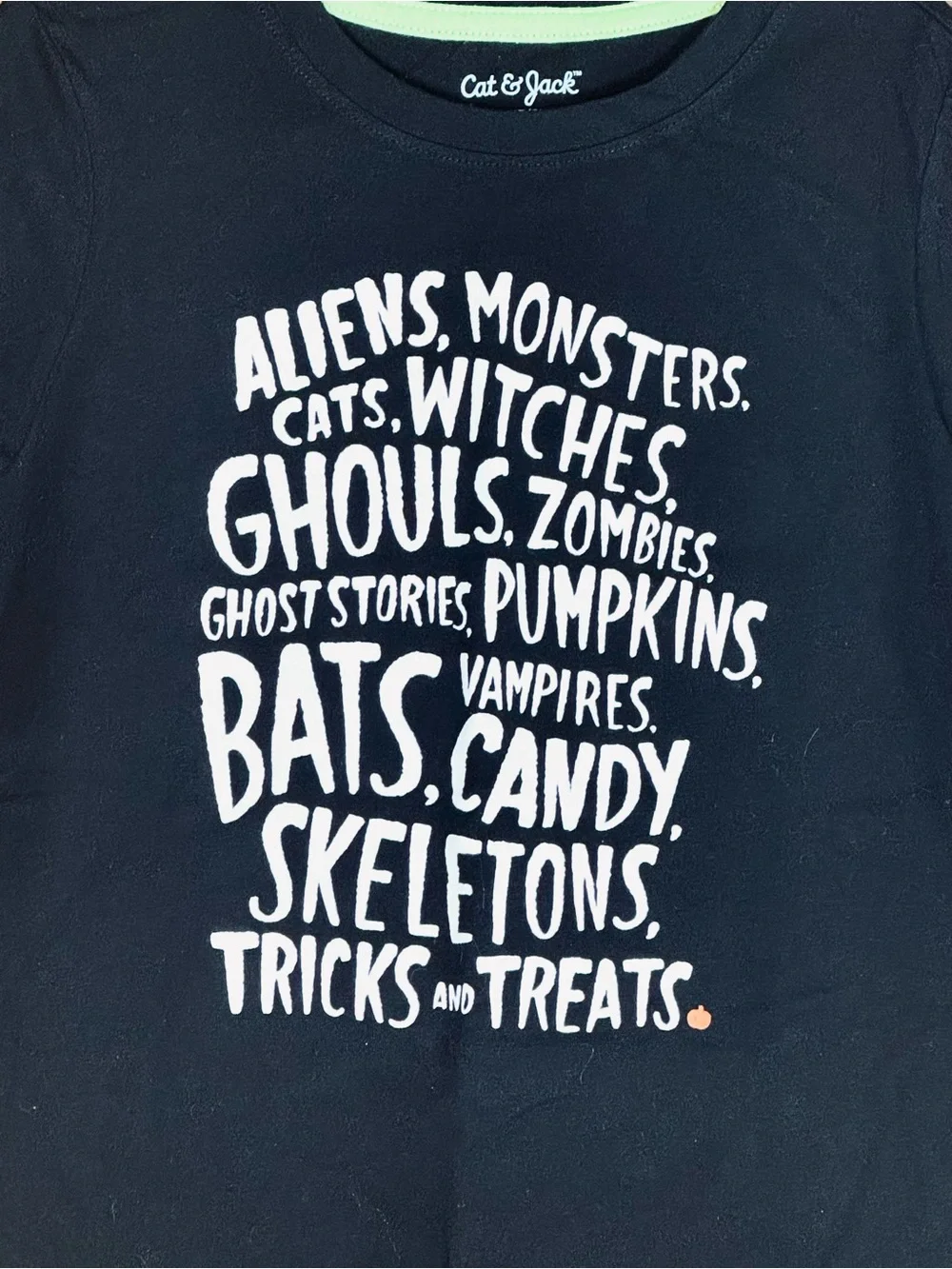 Cat & Jack Halloween shirt girls size 7/8
