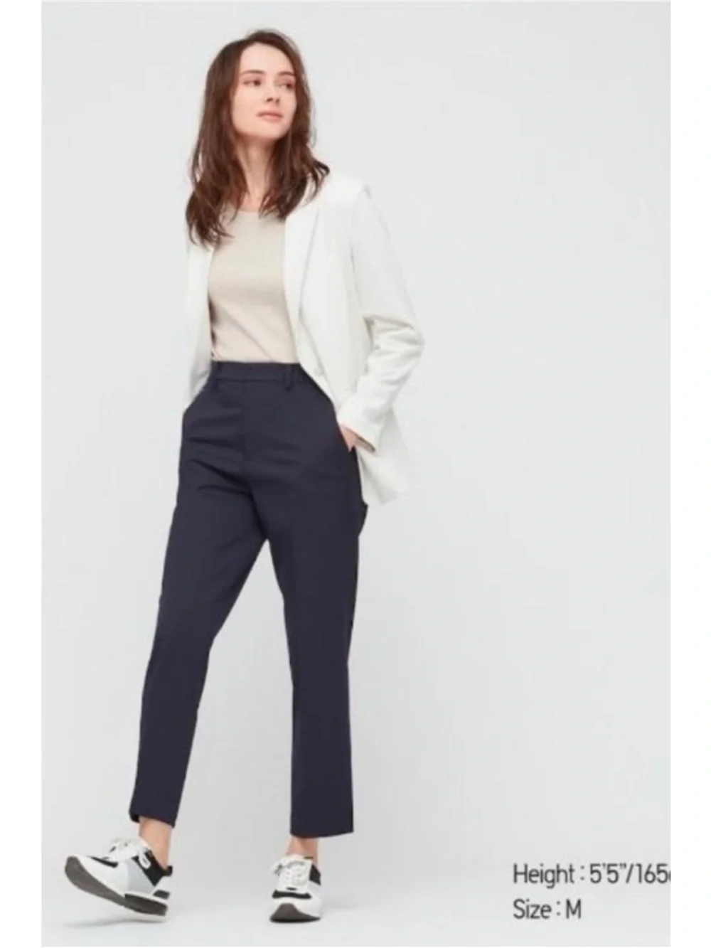 Uniqlo Navy Smart Ankle Pants