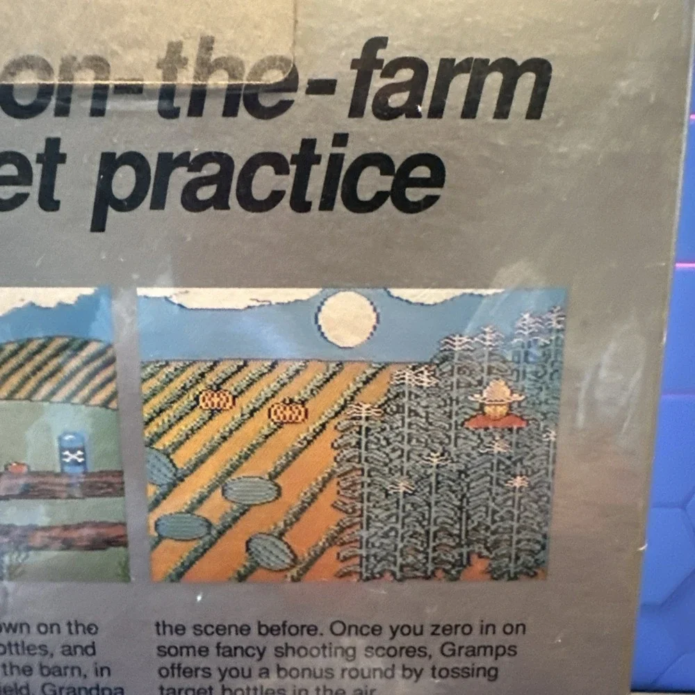 Barnyard Blaster Atari 7800 1988 Vintage Video Game Factory Sealed CX7859