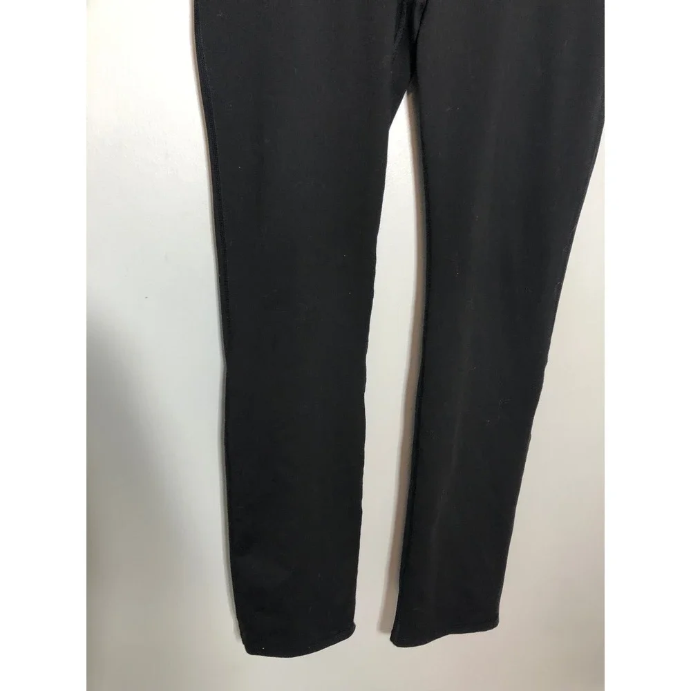 Old Navy Active Leggings Womens XL Tall Black Go-Dry High Waisted Straight Leg