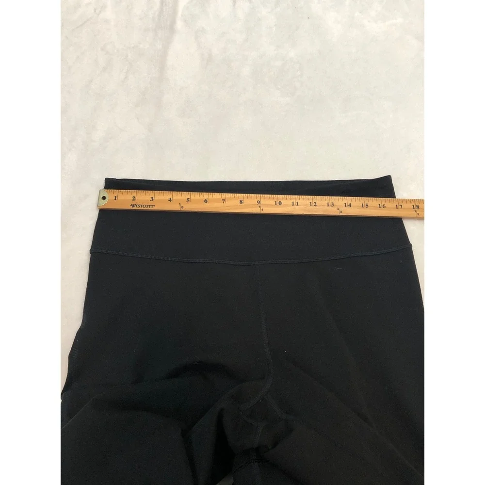Old Navy Active Leggings Womens XL Tall Black Go-Dry High Waisted Straight Leg