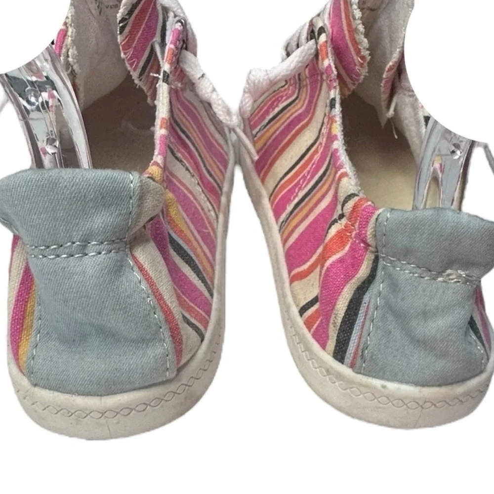 2 Pair TIME and TRU Memory Foam Canvas Sneakers Size 7