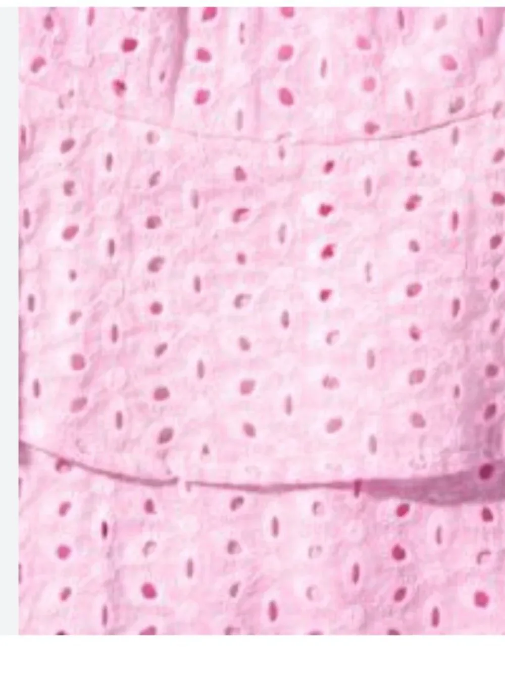 Sugar & Jade Pink Eyelet Tiered Skirt – Tween Girls - Size L