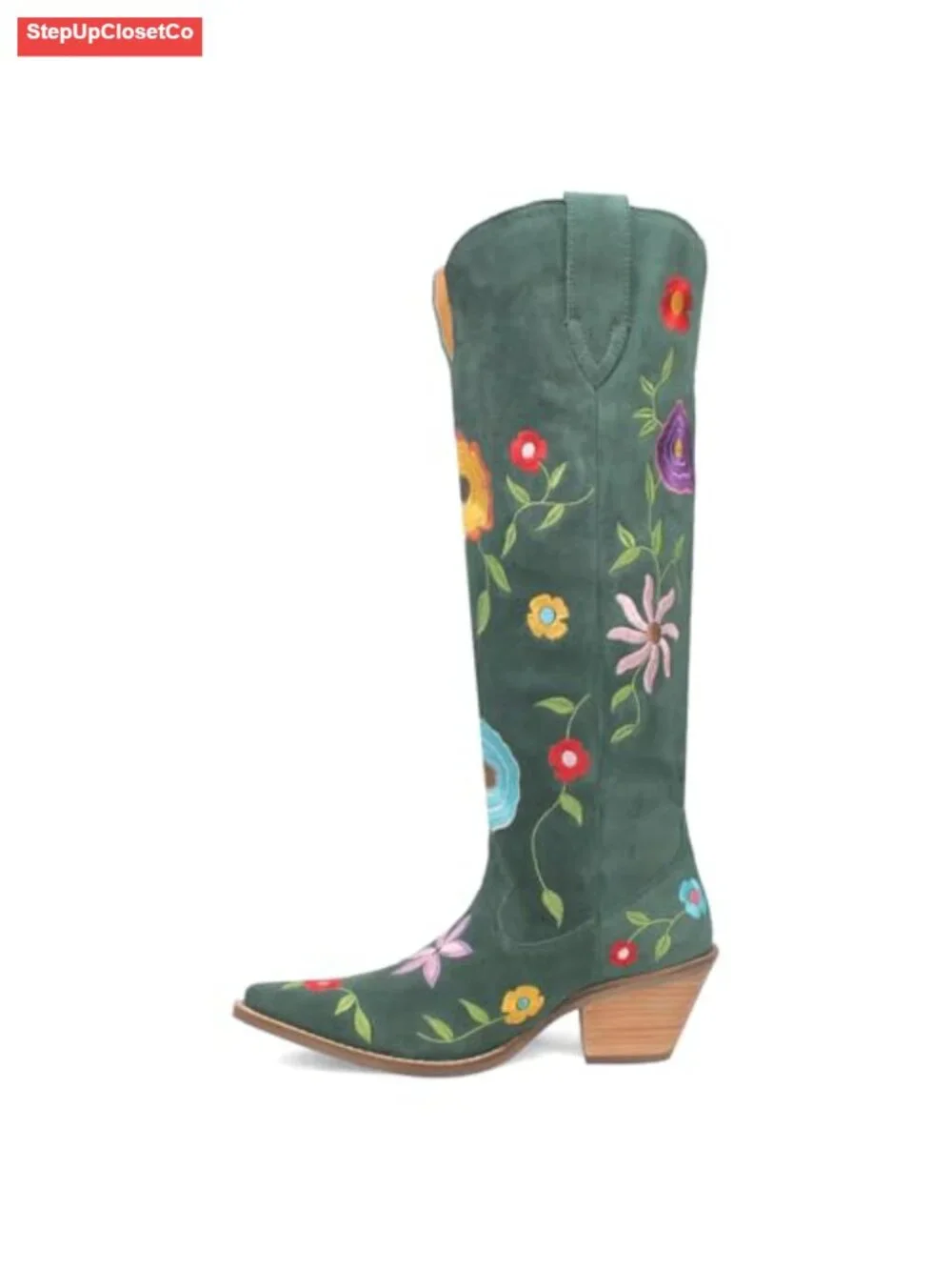 N/A embroidered floral