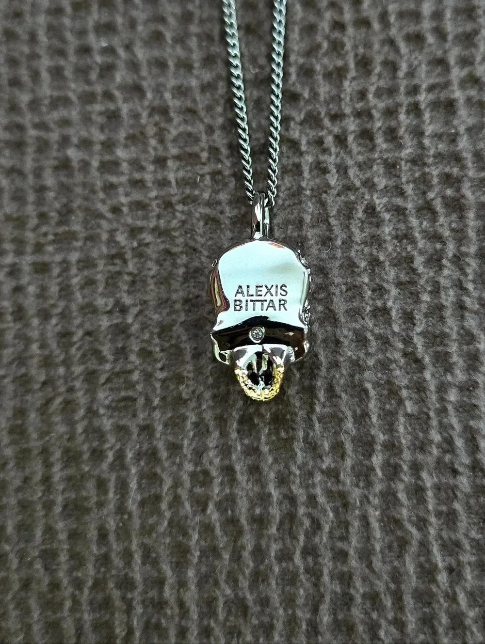 Alexis Bittar Skull Pendant Necklace - NWT