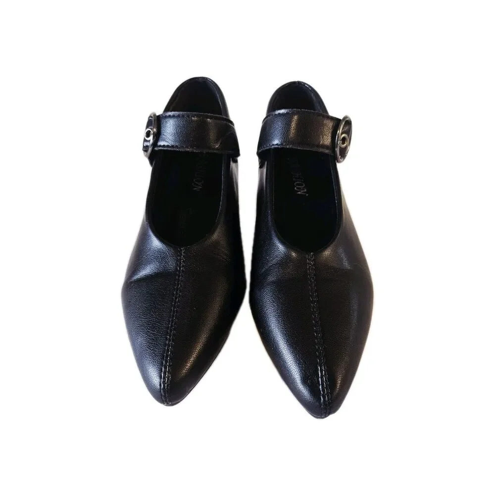 Black High Heel Pumps Party Cocktail Shoes Size 8