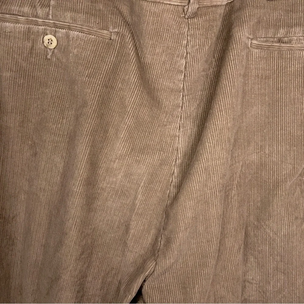 40X31 Haggar Vintage 90s Beige Tan Corduroy Dress Pants Academia