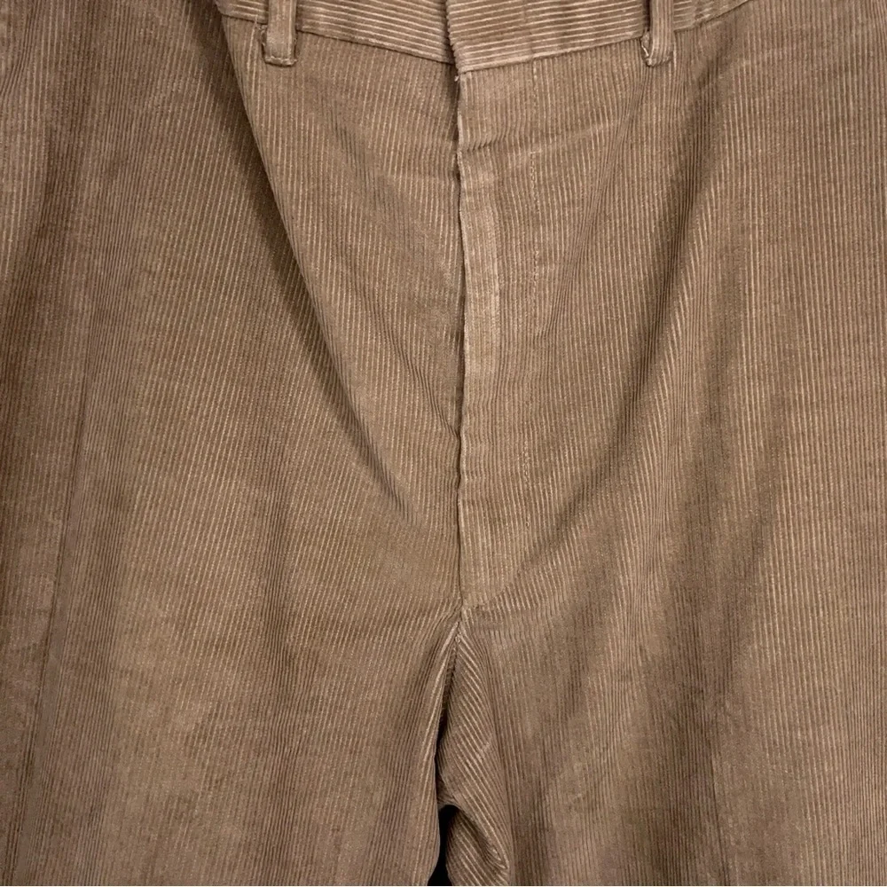 40X31 Haggar Vintage 90s Beige Tan Corduroy Dress Pants Academia