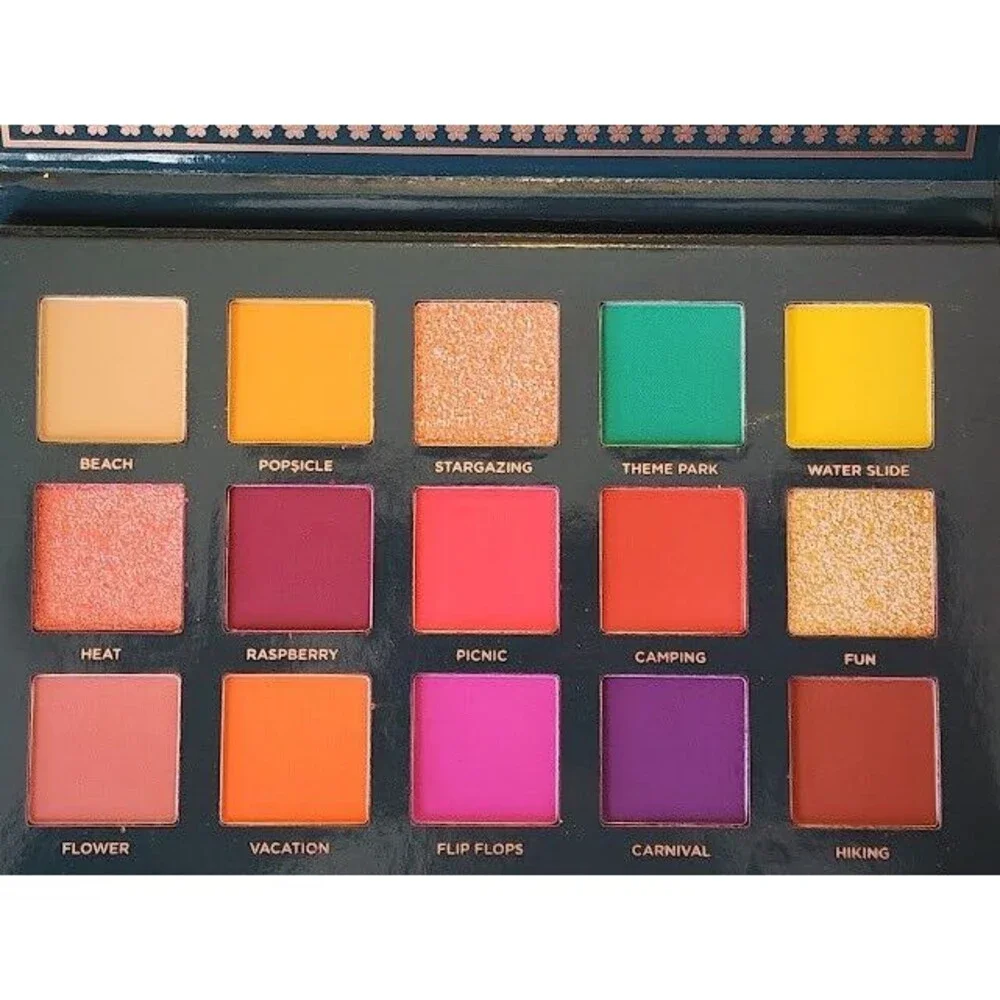 Ace Beaute Nostalgia Eyeshadow Palette 15 Pan Pressed Powder High Pigment Color