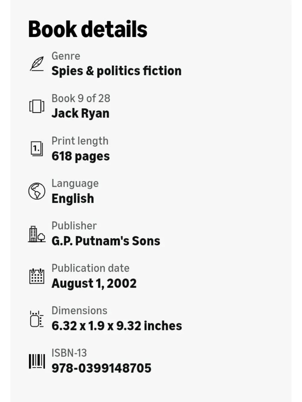 Tom Clancy 📚 𝐓𝐨𝐦