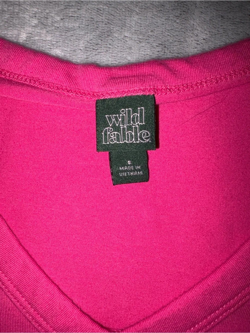 wild fable cropped neck