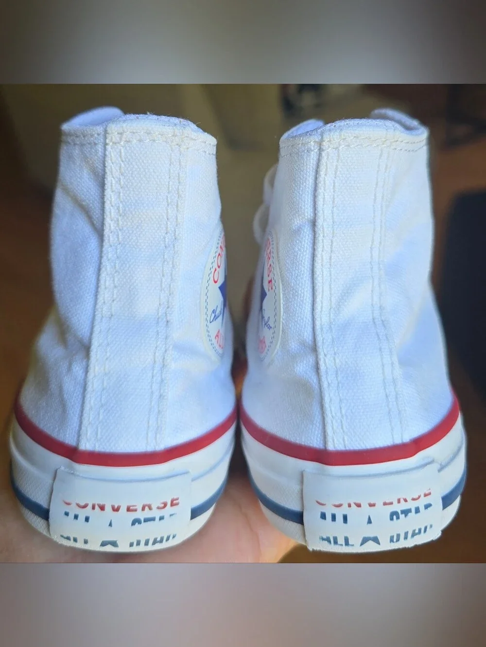 Sz 11 Toddler Kids CONVERSE CTAS HI White Casual Shoes