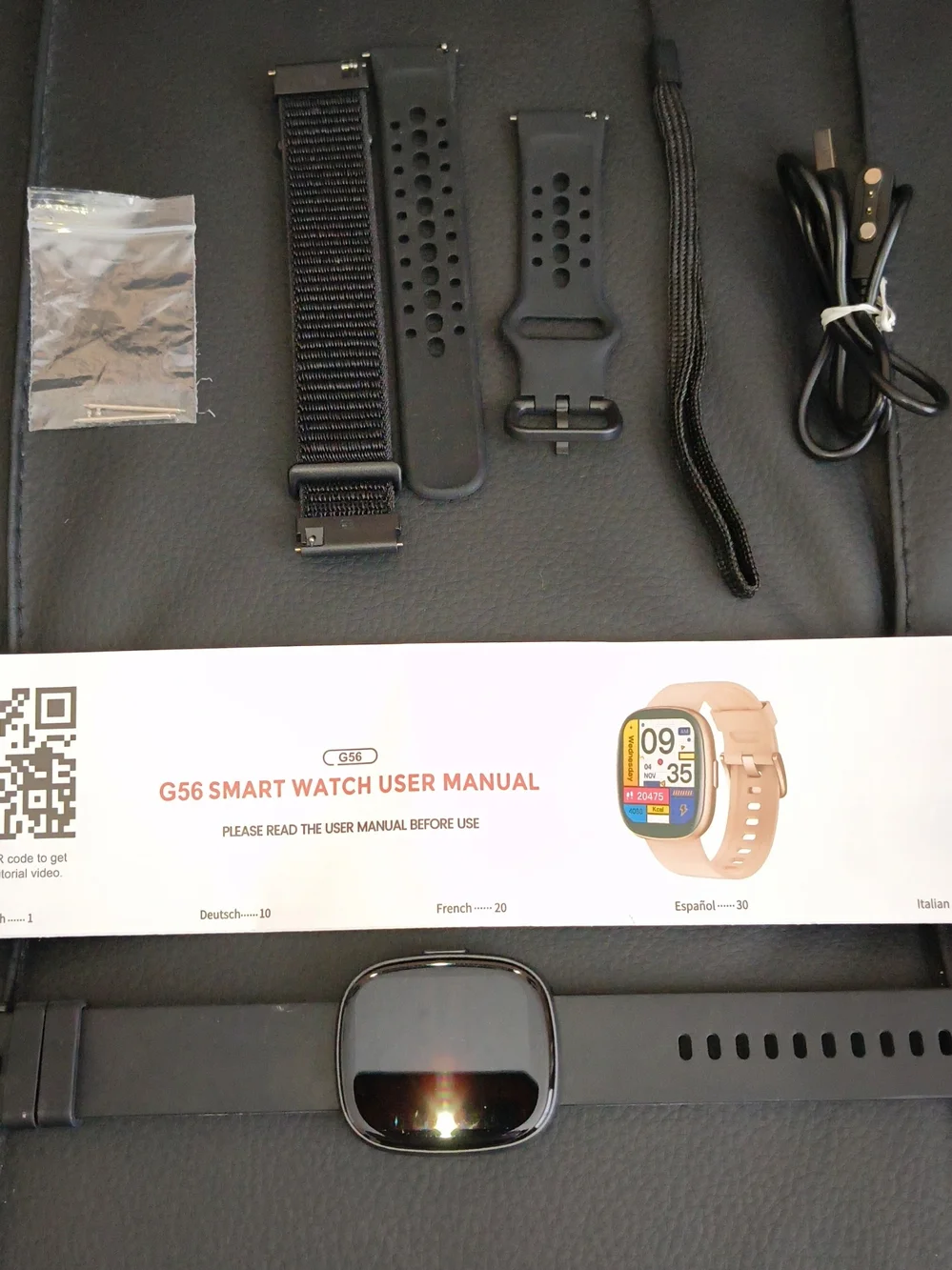 Active Lifestyle Smartwatch By Sanorum In Black