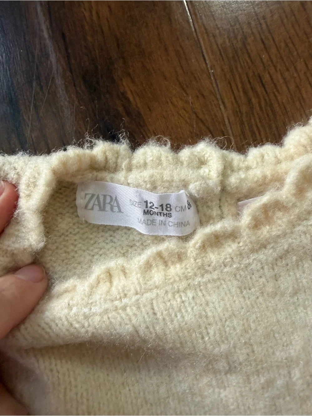 Zara cable knit