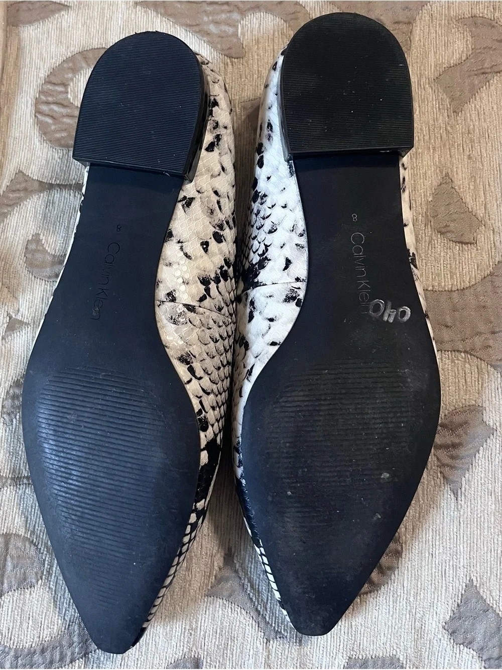 N/A slip shoes white
