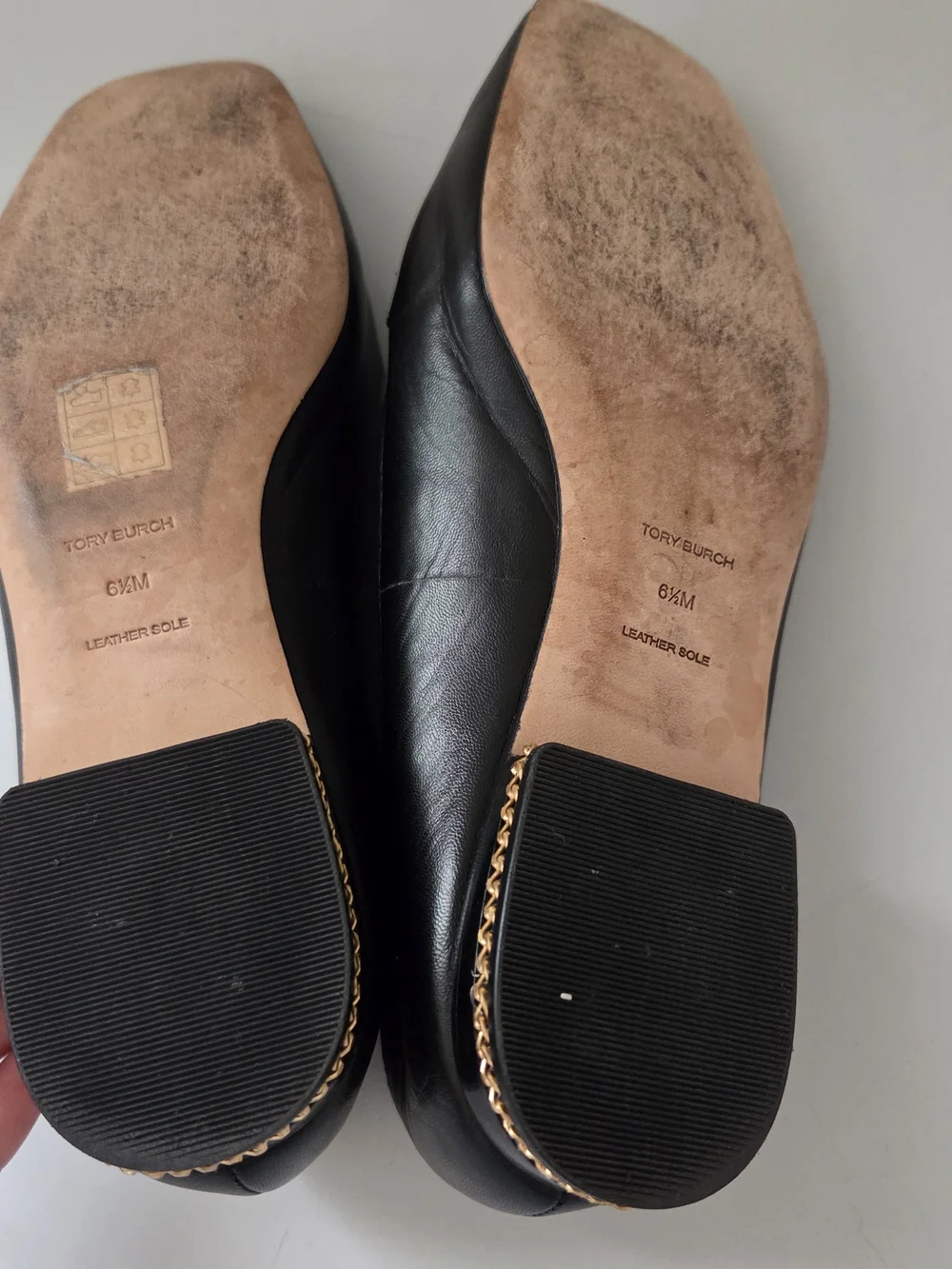 Tory Burch smooth black
