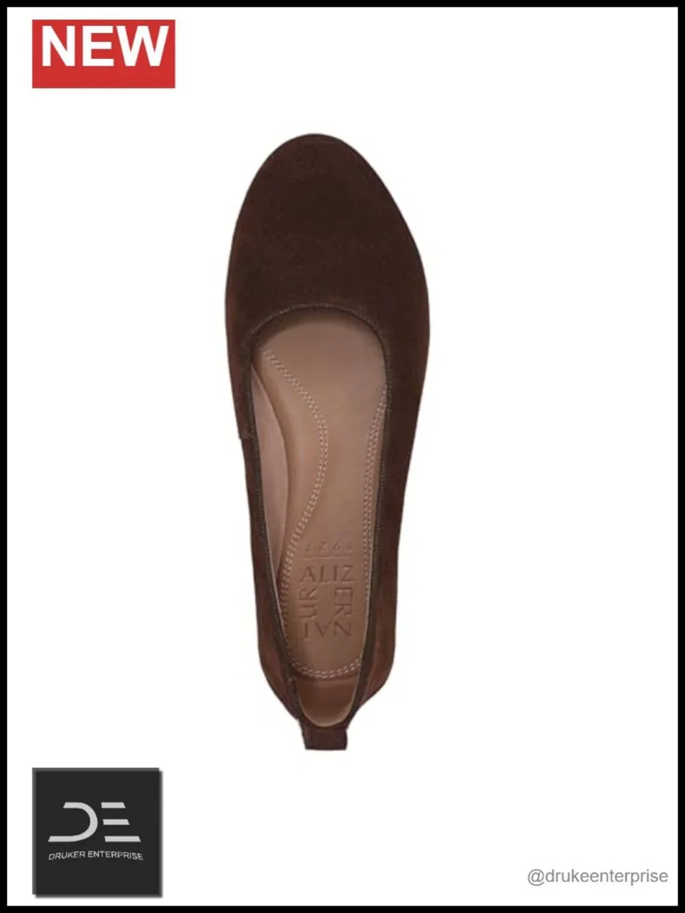 Naturalizer Ava Slip-On Ballet Flats for Women - Suede, Contour Flex Comfort