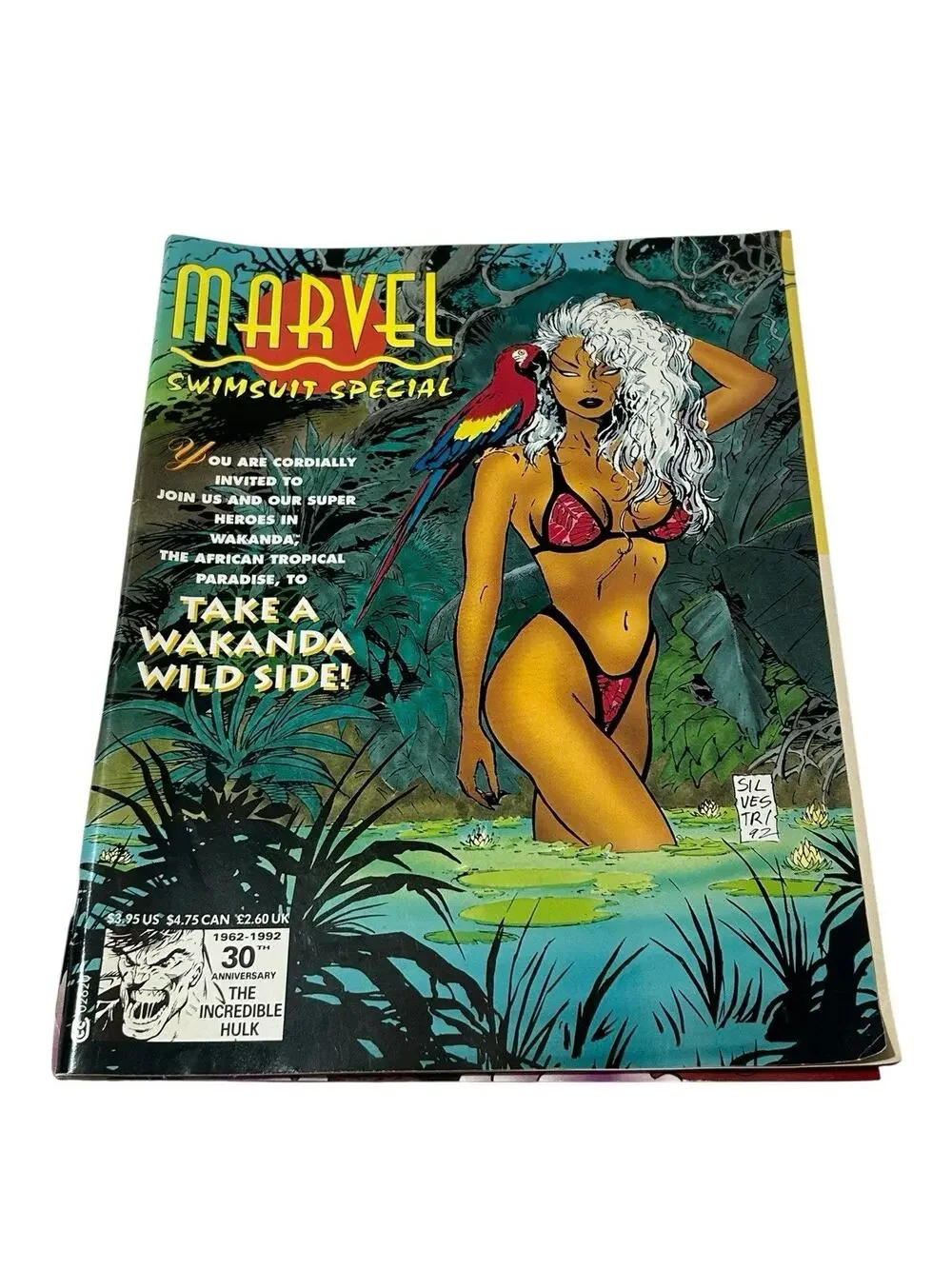 MARVEL SWIMSUIT SPECIAL Magazine (1992) Marc Silvestri Jim Lee WAKANDA
