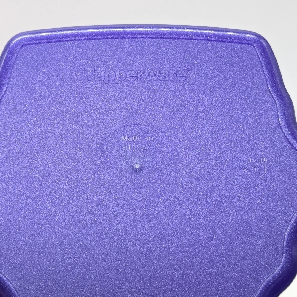 Vintage Tupperware Purple Grape Red Apple Fruit Keepers Containers