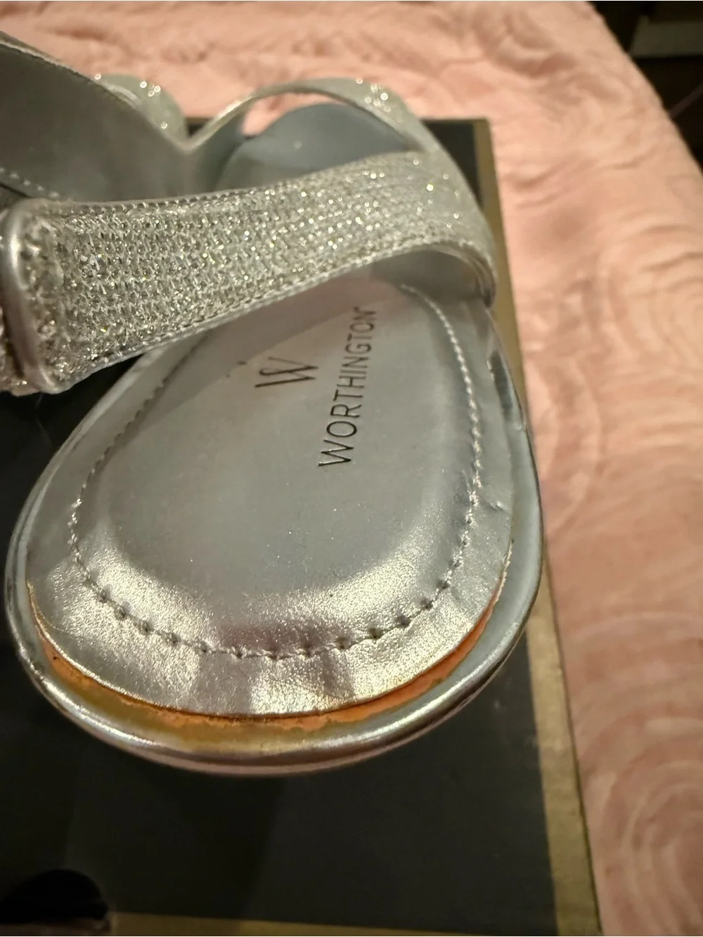 Worthington shimmering silver