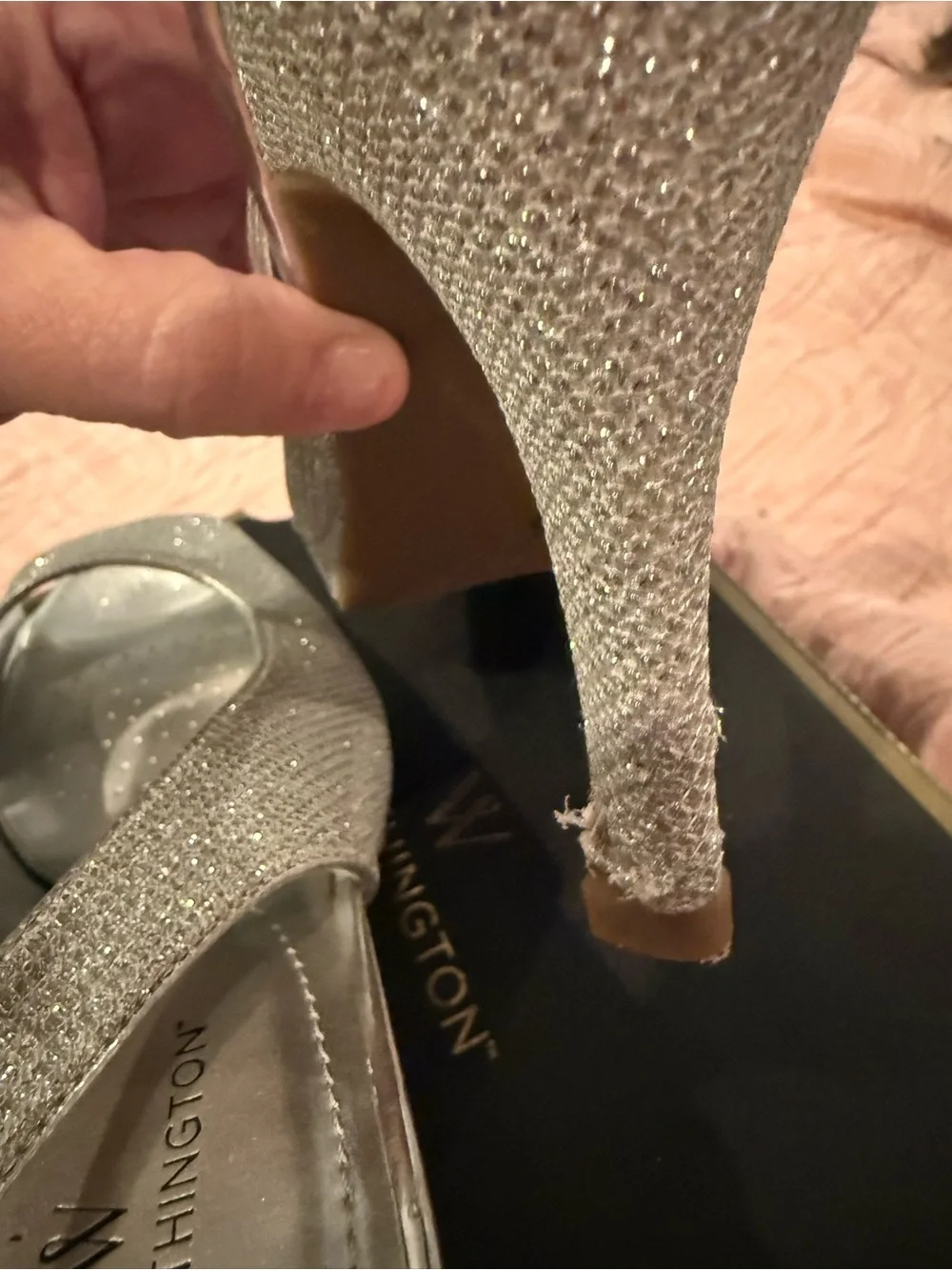 Worthington shimmering silver