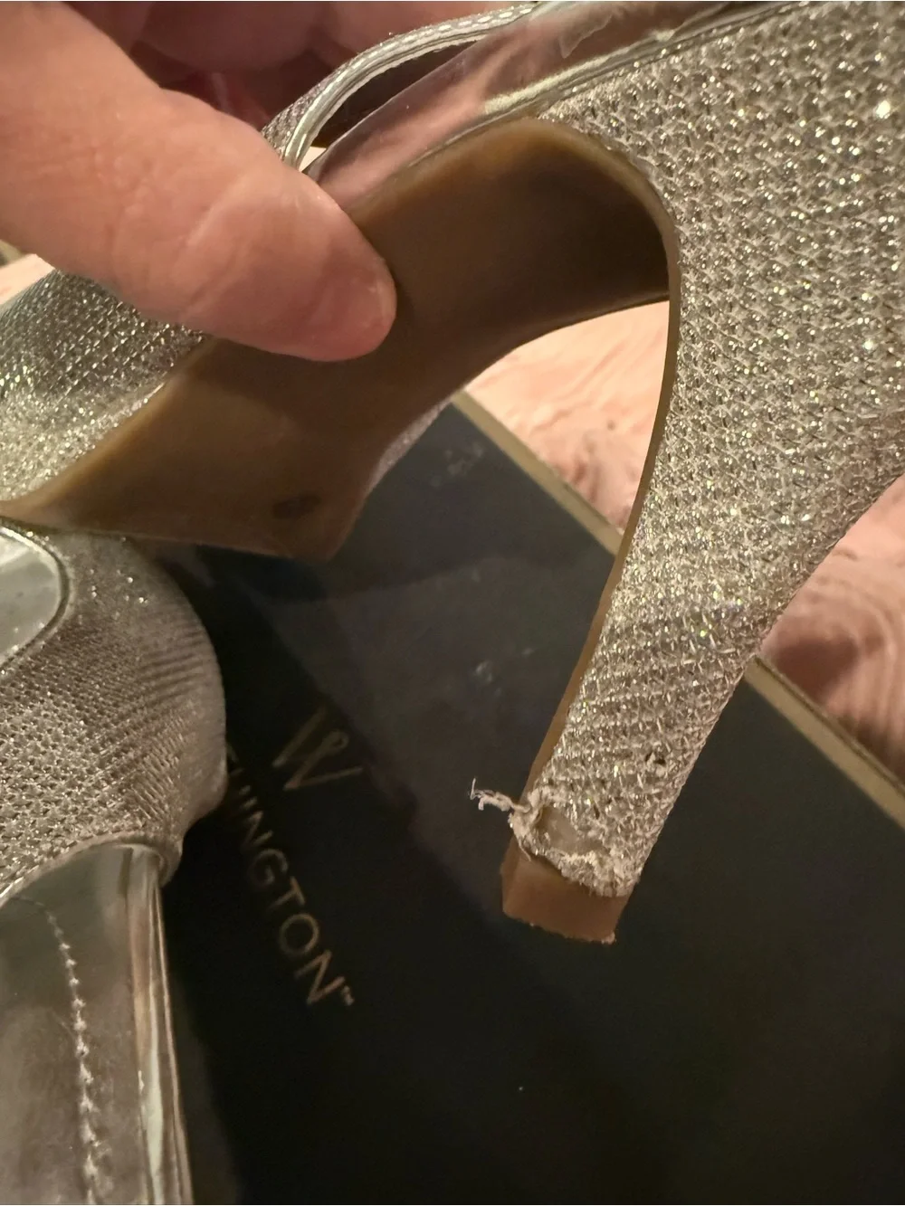 Worthington shimmering silver