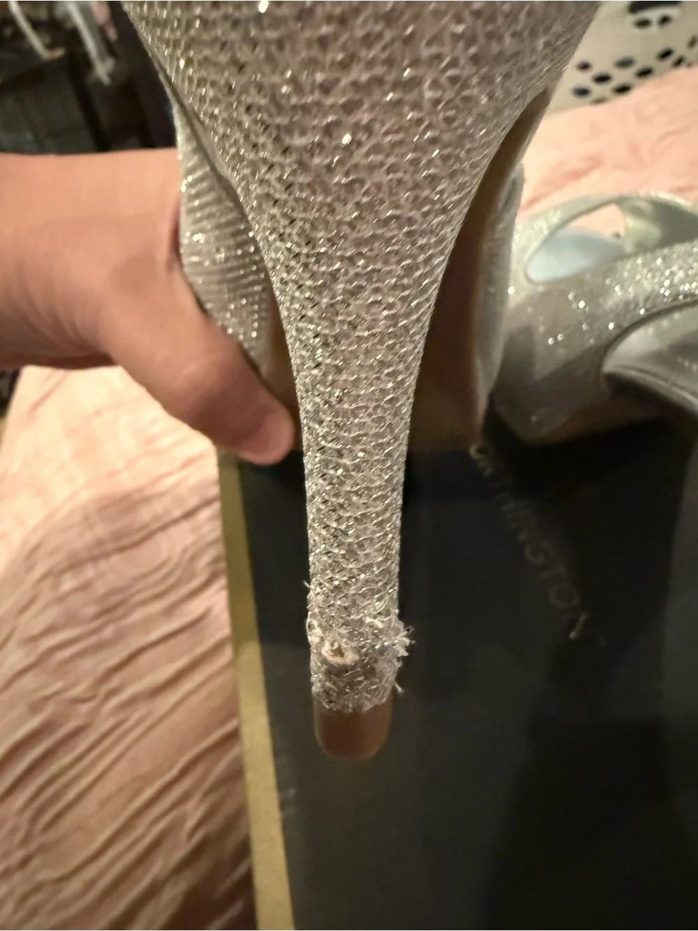 Worthington shimmering silver
