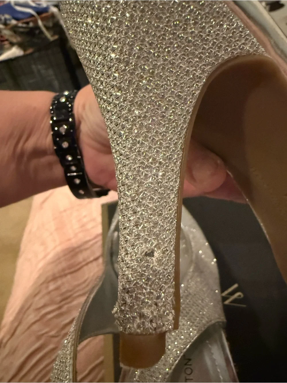 Worthington shimmering silver