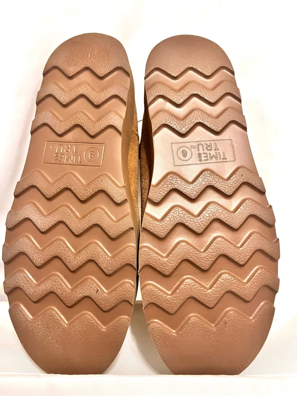 Time and Tru cozy ankle beige