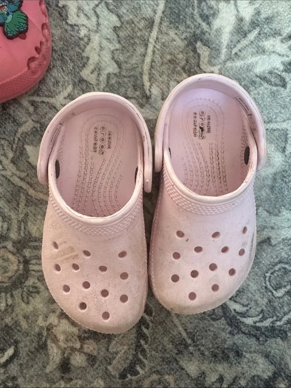 CROCS worn but