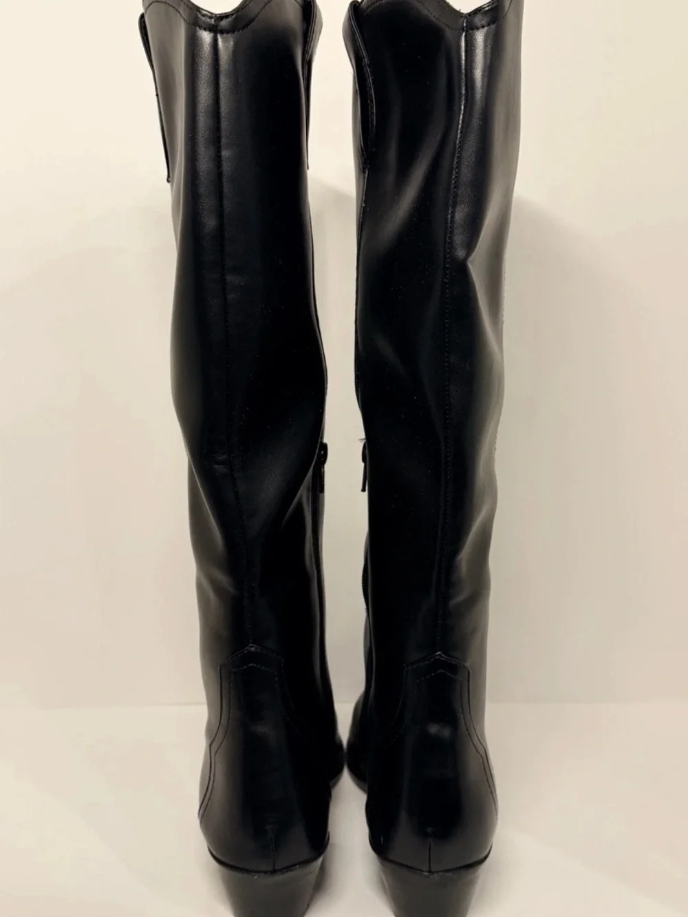 DV Dolce Vita Kit Black Knee High Western Boots 8M New