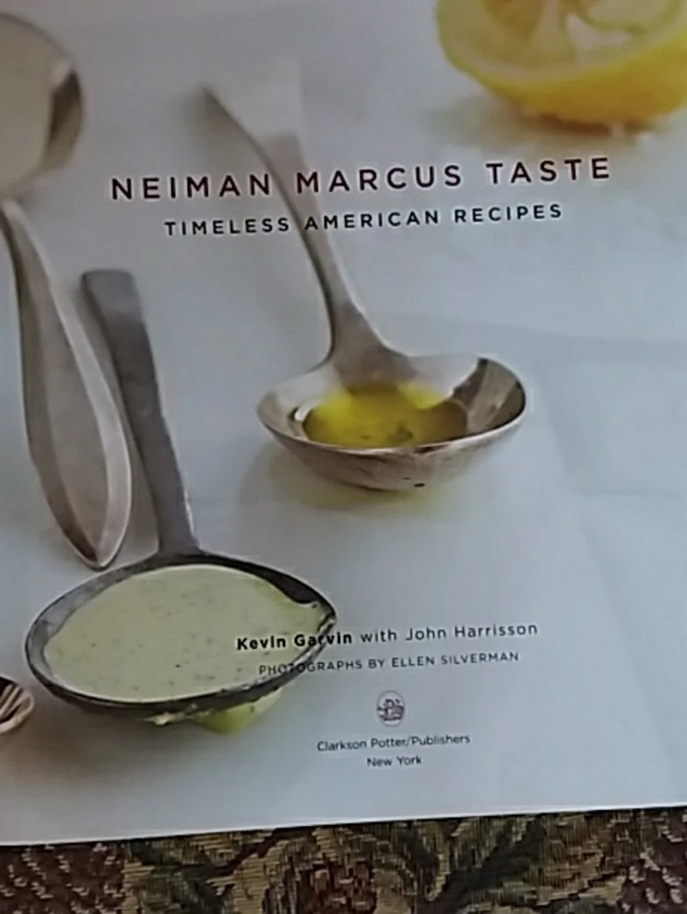 Neiman Marcus hardcover cookbook