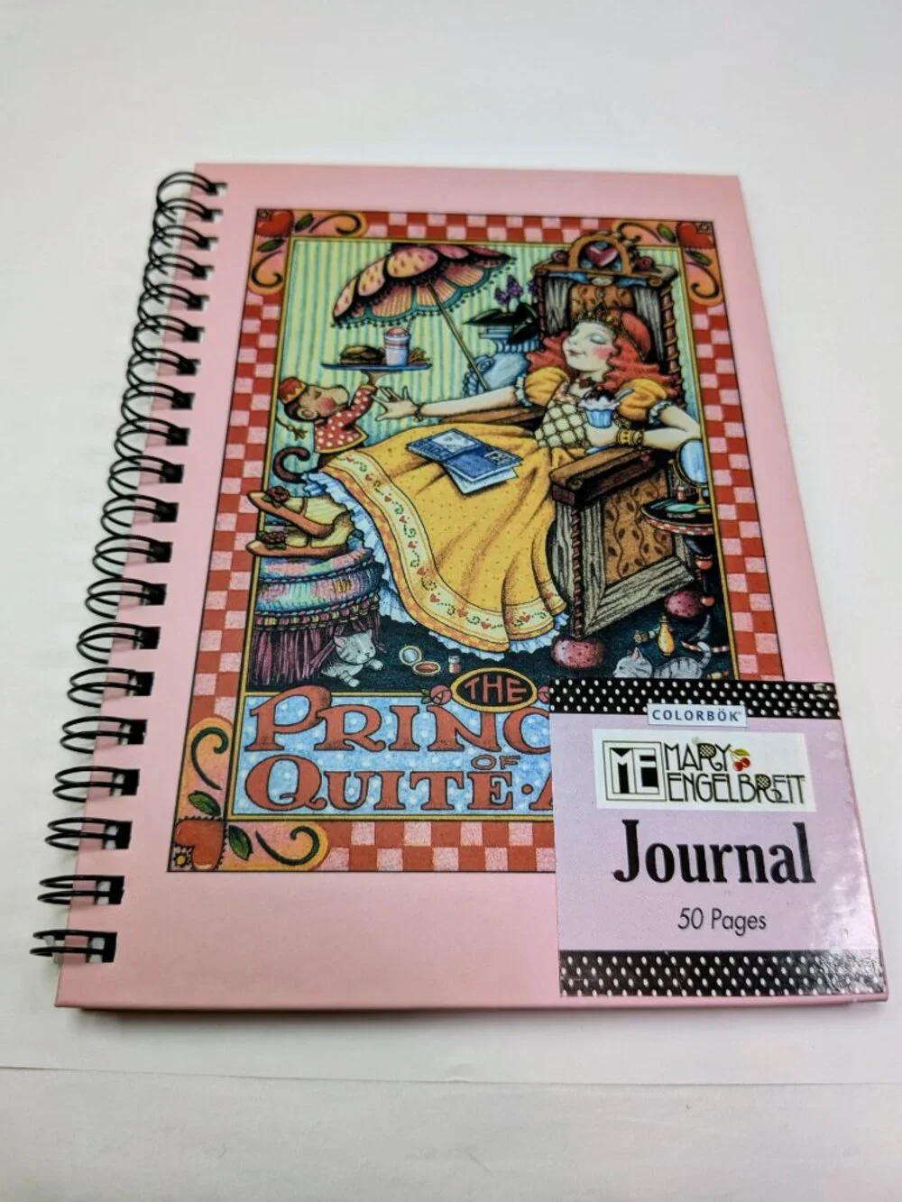 Vintage Mary Engelbreit The Princess Of Quite A Lot Stationery Set Journal Cards