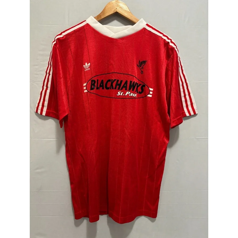 Liverpool FC Adidas Soccer Jersey Red St. Paul Blackhawks Medium Alexander Isak