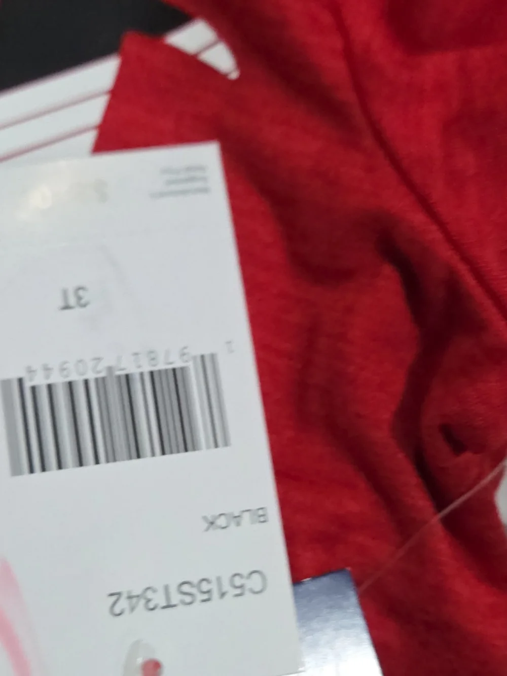 Champion Red Short Sleeve Kids Tee with Logo Tags