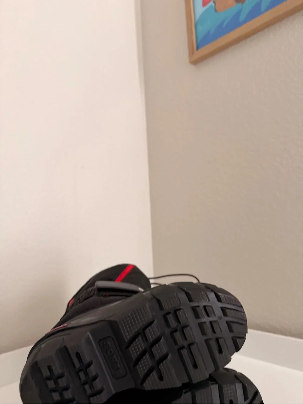 Sorel Kids Black & Red Insulated Snow Boots