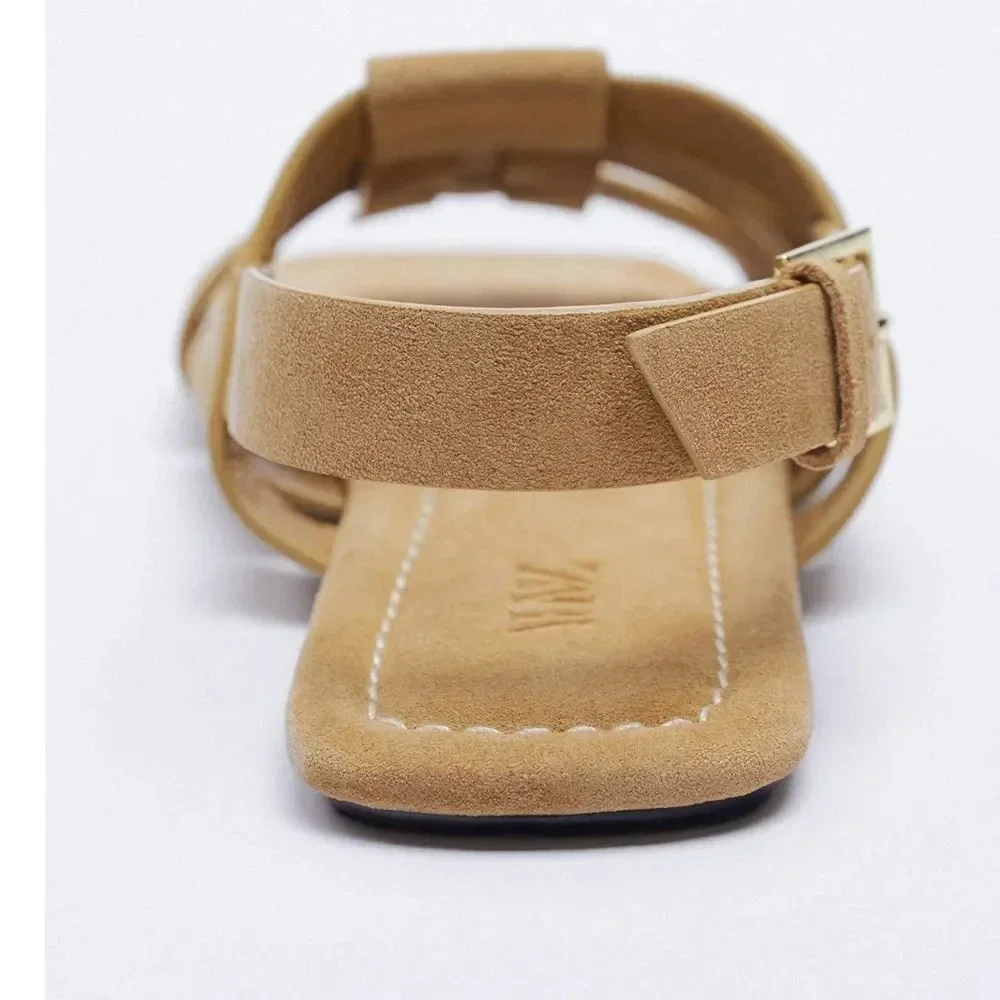 Zara split leather