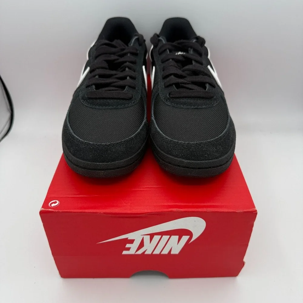 Nike Field General (GS) Shoes Youth Boys 4.5Y Black White Outdoor IF0465 001