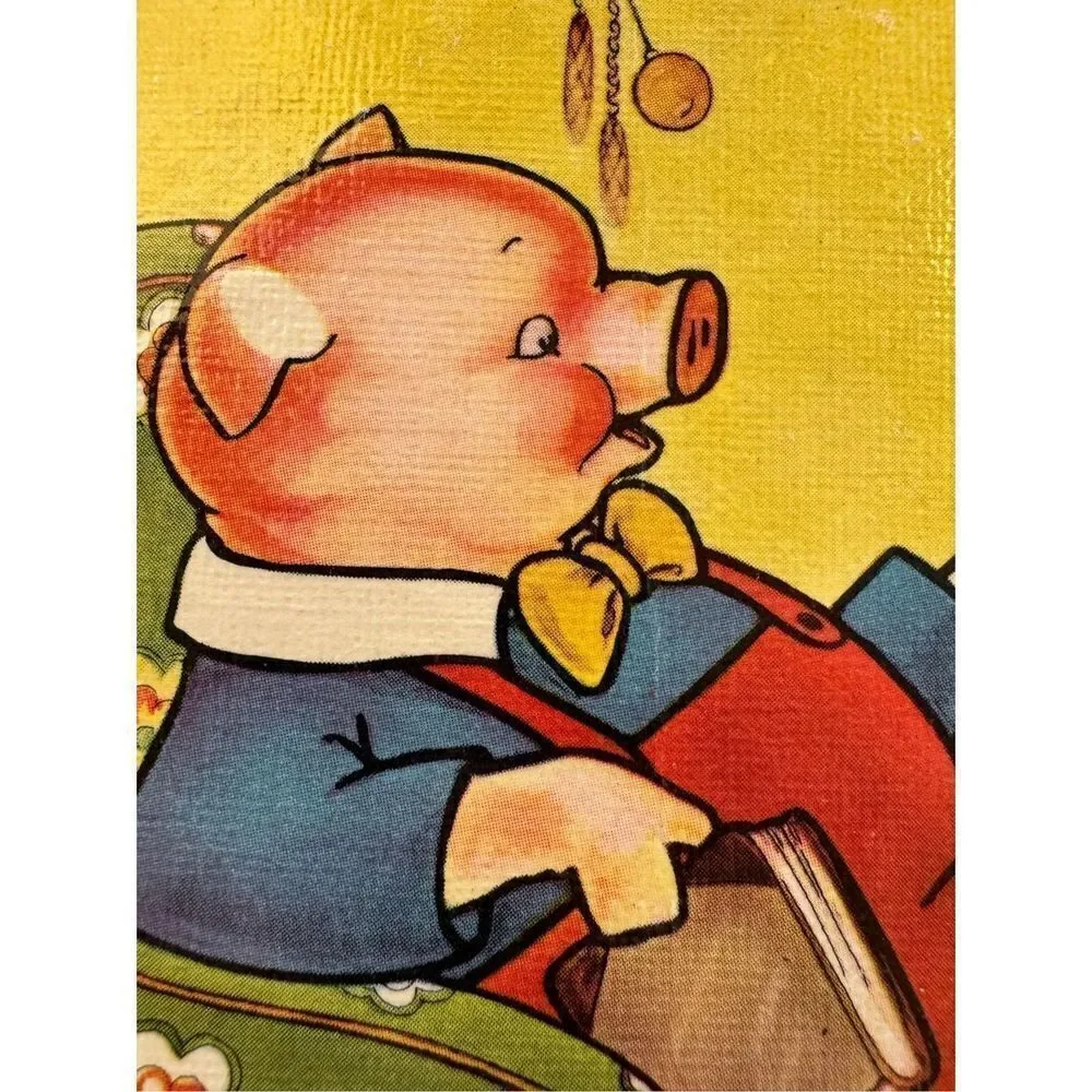 Three Little Pigs storytelling cards laminated fiction classic children’s story