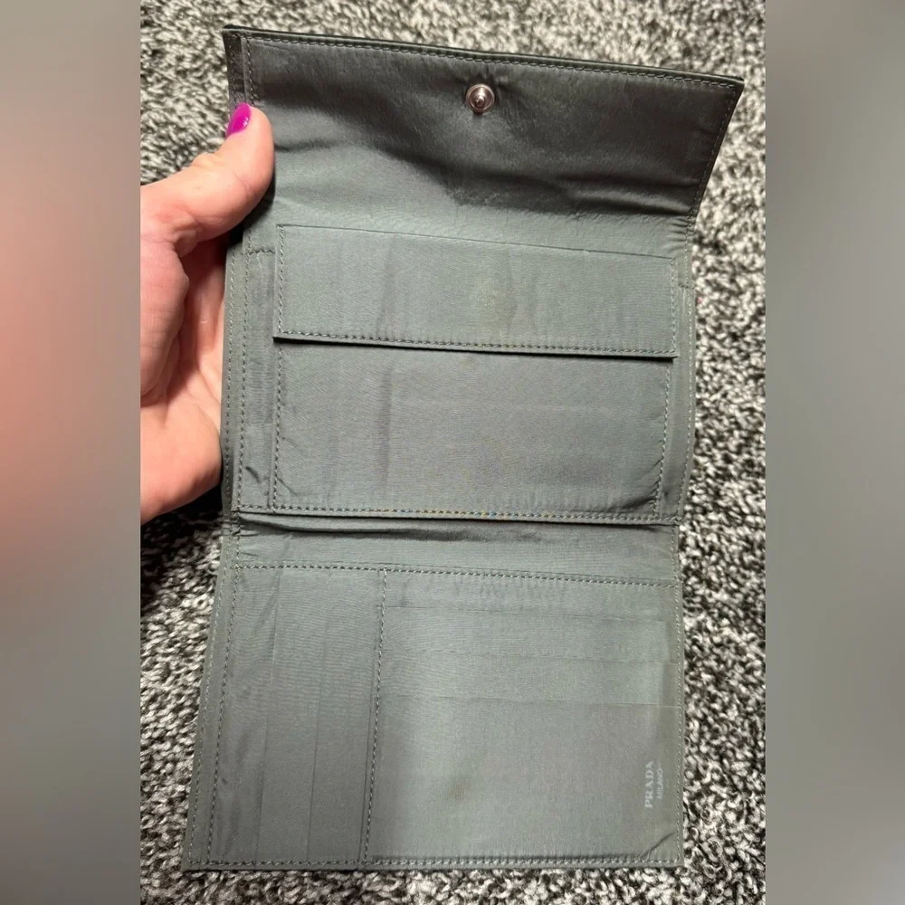 Prada mens Sport Nylon wallet