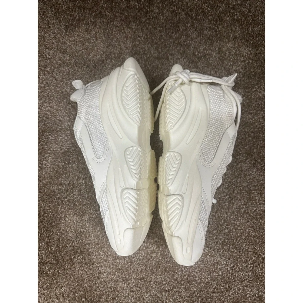Steve Madden Sneakers Women 9 White Possession POSS03S1 Chunky Platform Dad Shoe