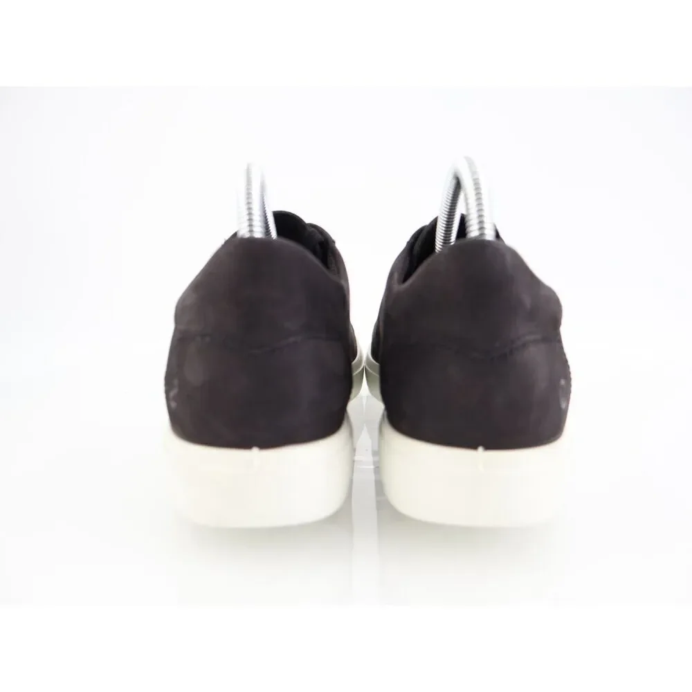 Ecco Soft Classic Sneaker Black Nubuck Women Size 9 / 9.5 Lace Up Shoes