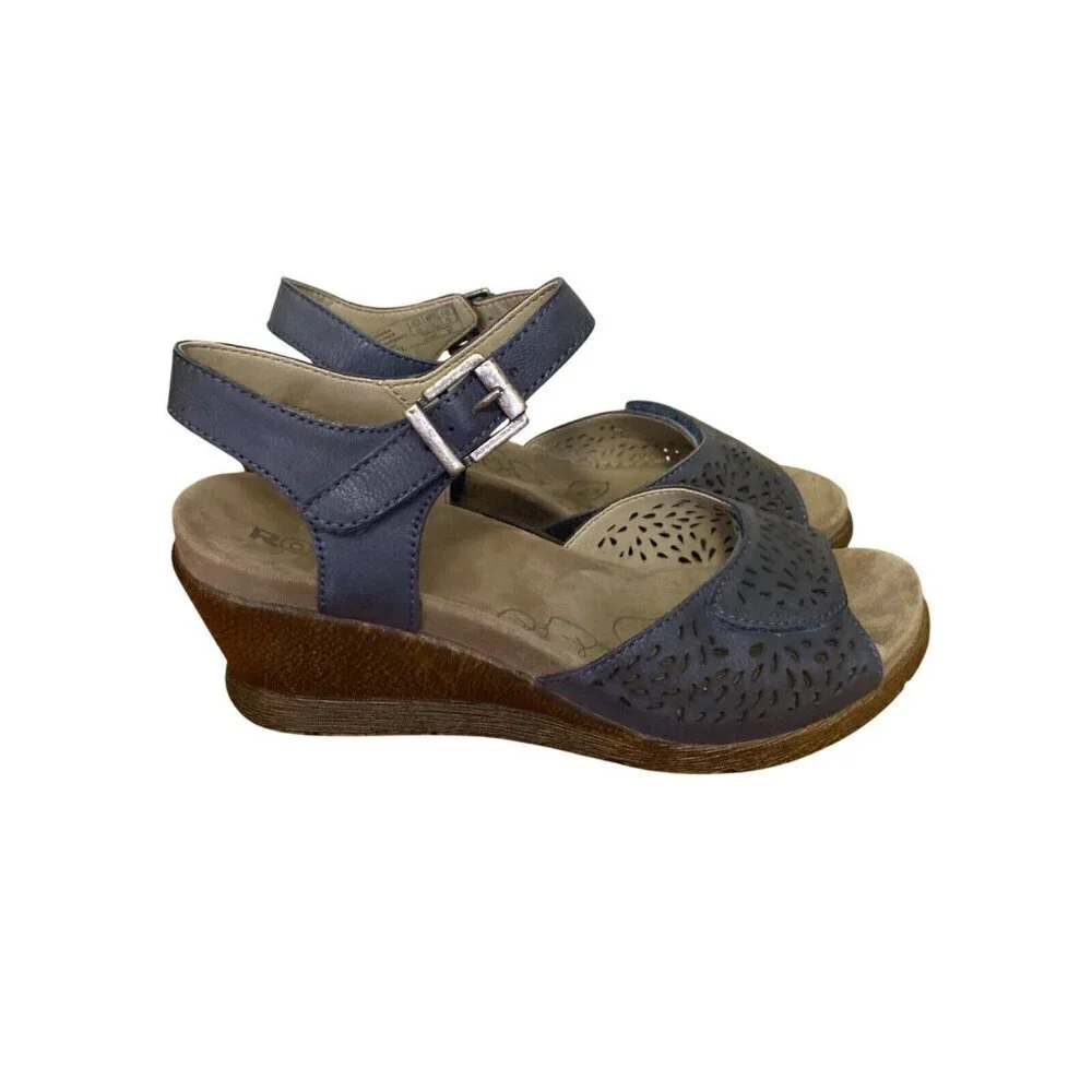 Romika buckle cutout inches